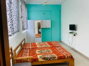 Photo of a single sharing room in a coliving pg in Bannerghatta.